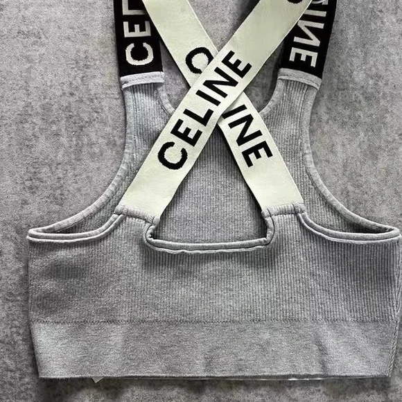 🚩steal authentic Celine Ribbed Gray Apparel - Picture 2 of 4